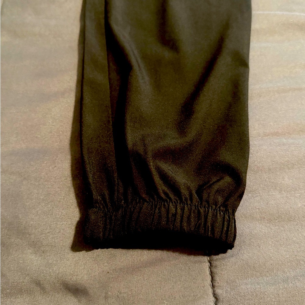 XL 4 Flex Black Drawstring Scrub Pants - Picture 6 of 8